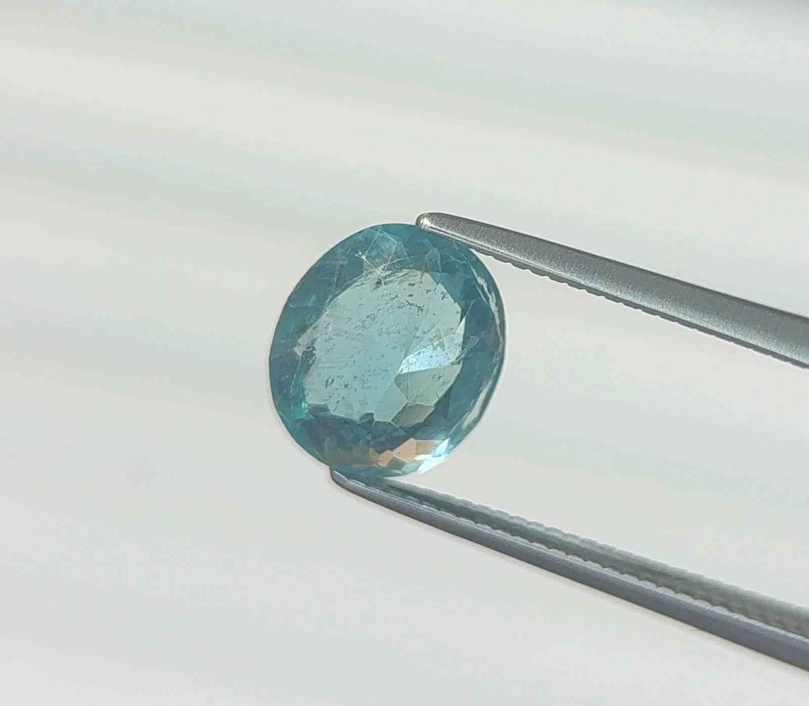 Natural Apatite Greenish Blue (1.84 CT) (WAV18)