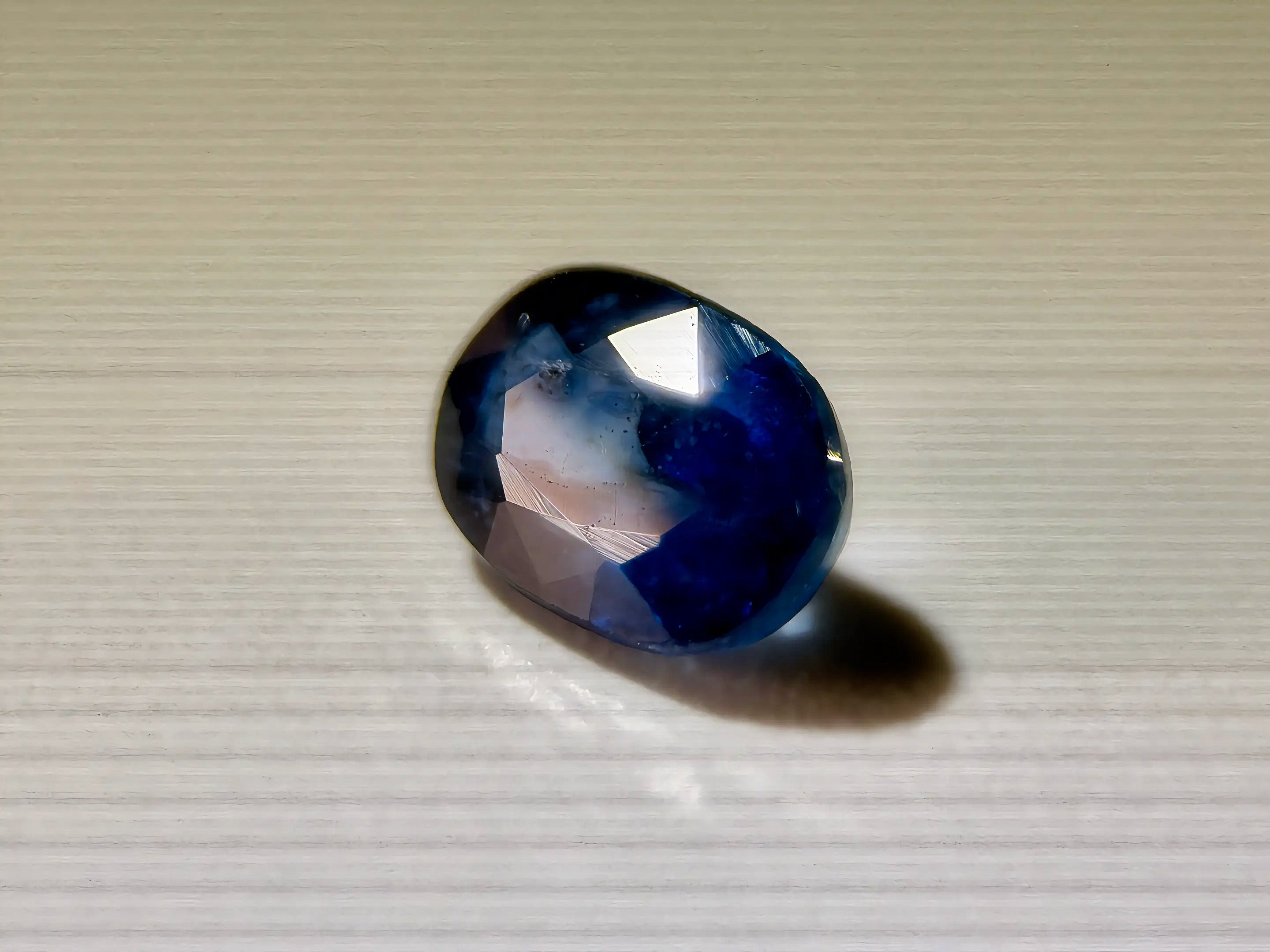 1.20ct Natural Blue Sapphire  - Vivid Royal Blue - Precision Faceted (WAV66)