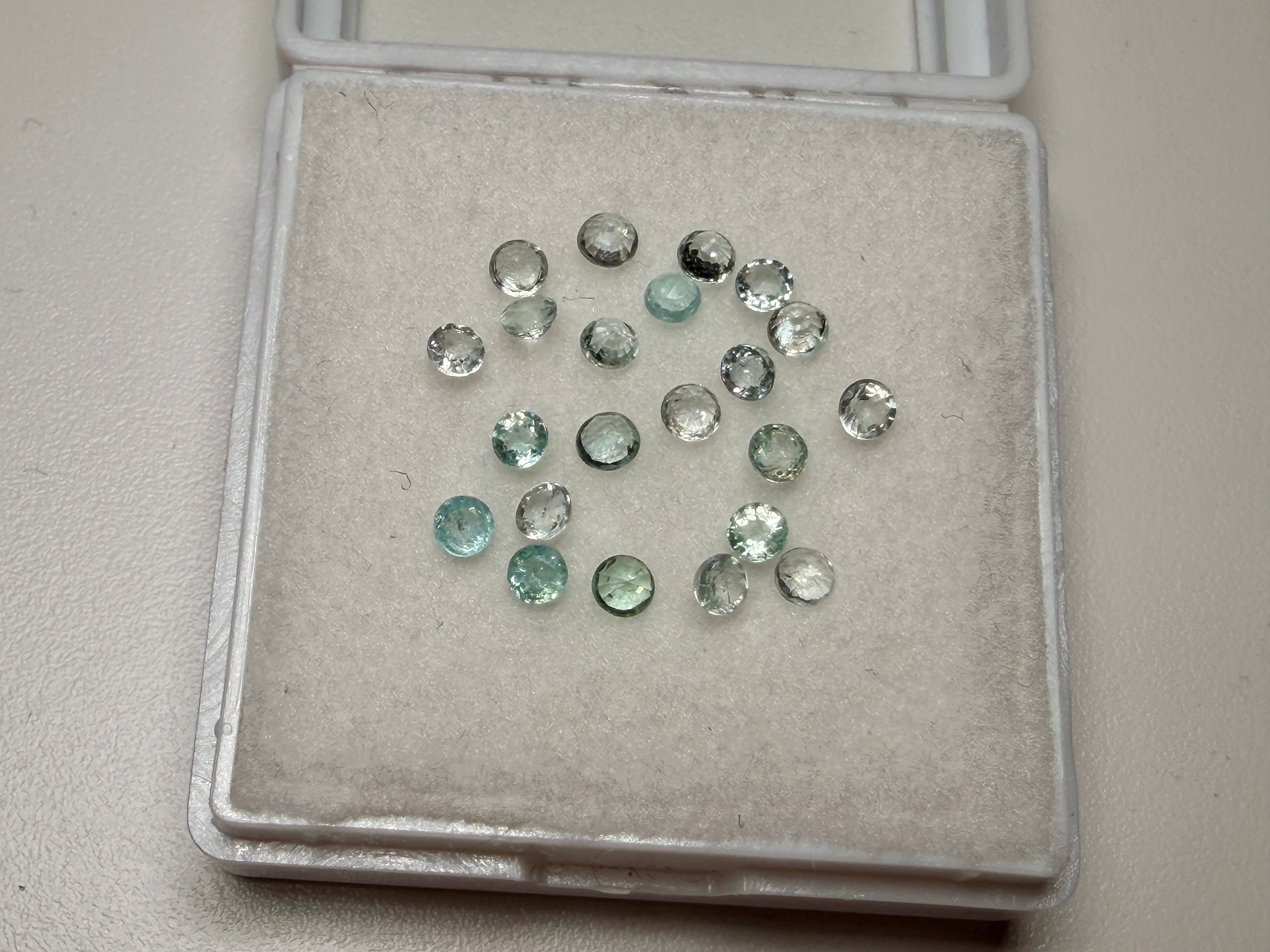 Rare Natural Paraiba Tourmaline Faceted Parcel | 2.06ctw (WAVS3)