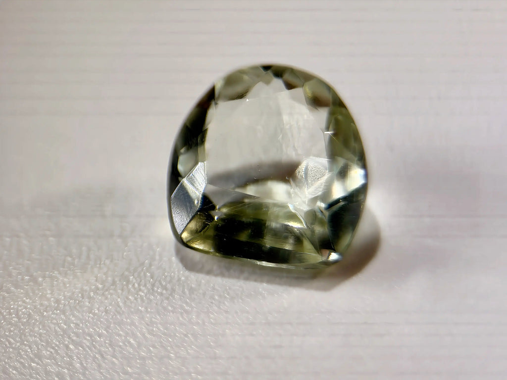 Natural Untreated Prasiolite (Green Amethyst) Faceted (4.55 Ct) (WAV11)