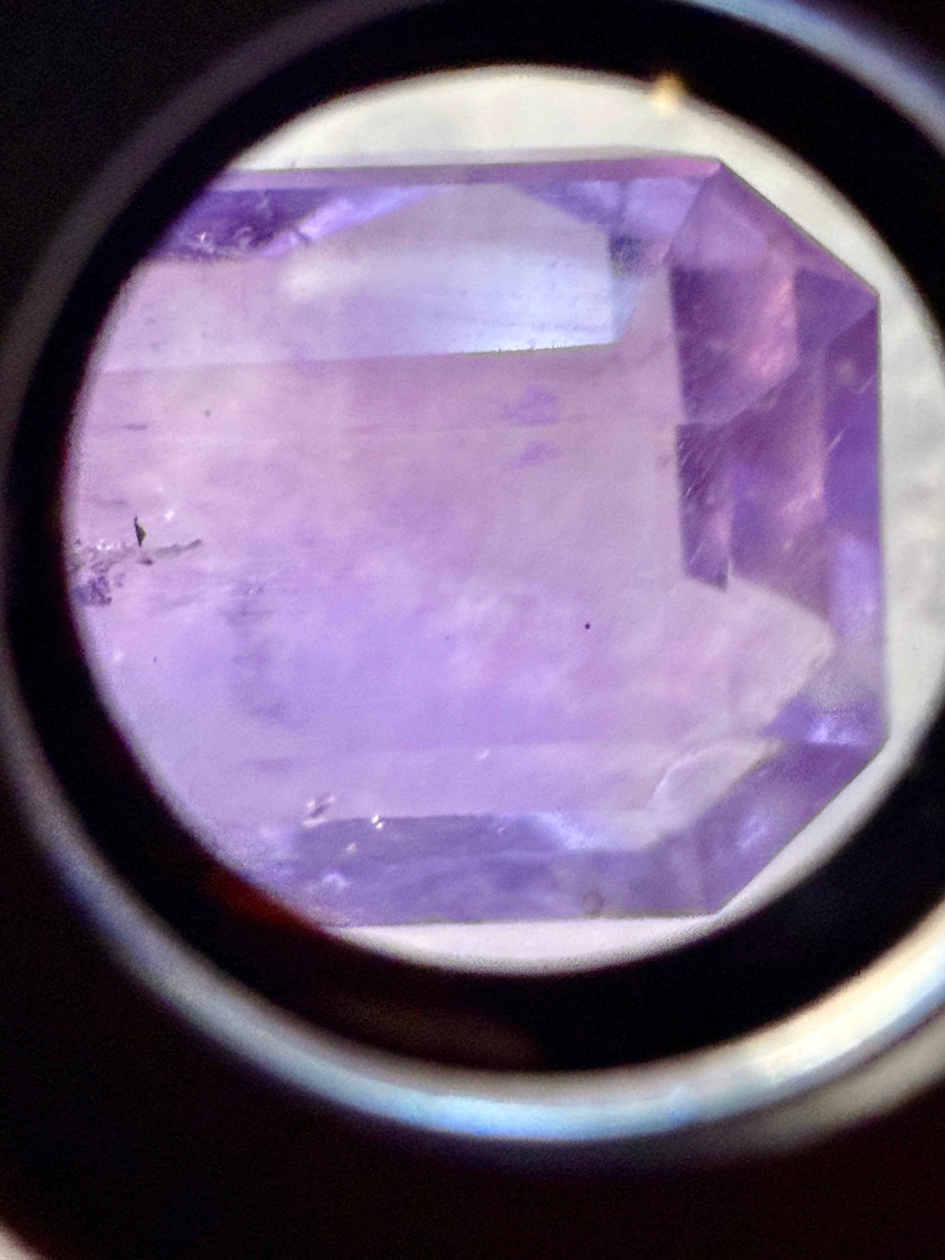 (21.0ct) Royal Vivid Purple Fluorite From Brazil- Precision Master Cut (WAV29)