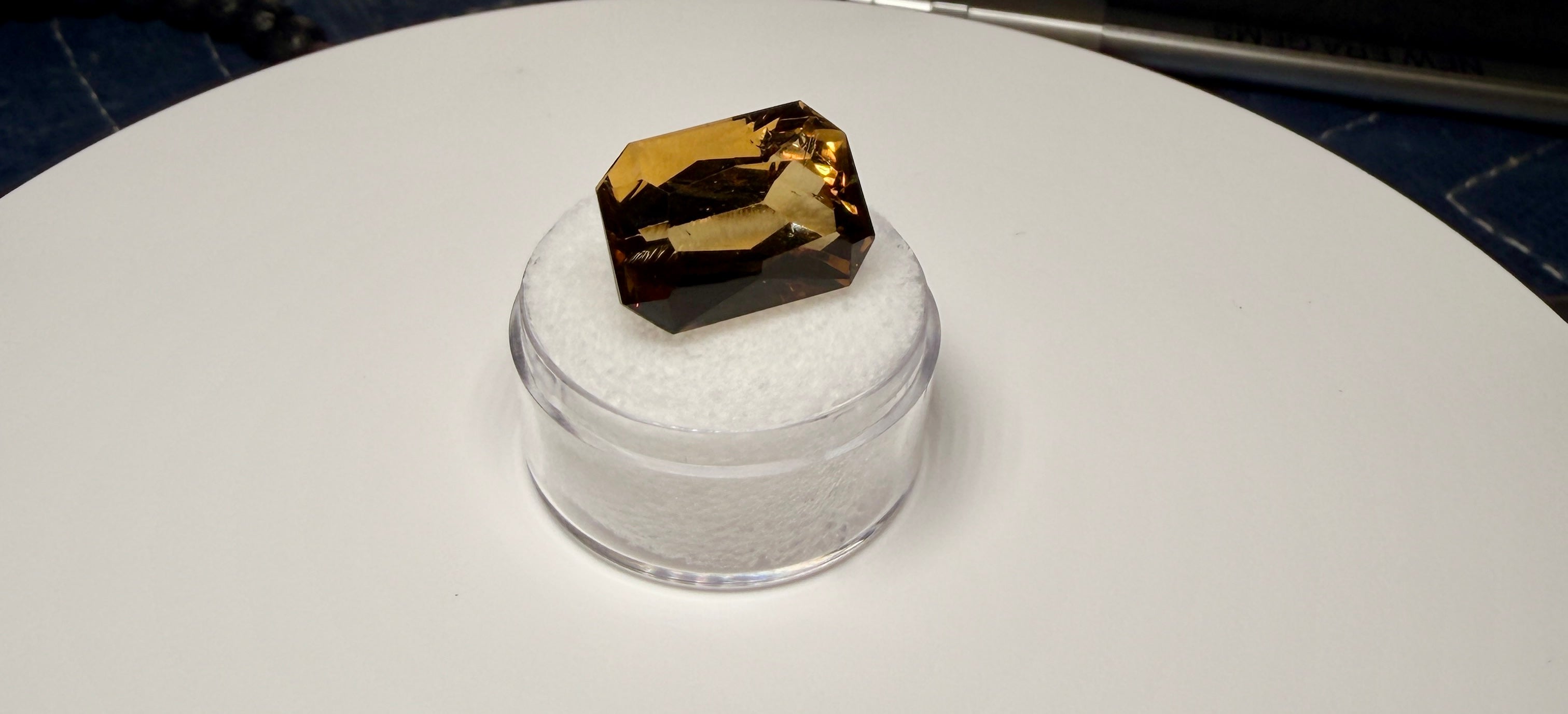 |Custom Precision Cut| Santa Ana Madeir: 16.49 Ct Citrine | State Of Minas Gerais Brazil (WAV24)