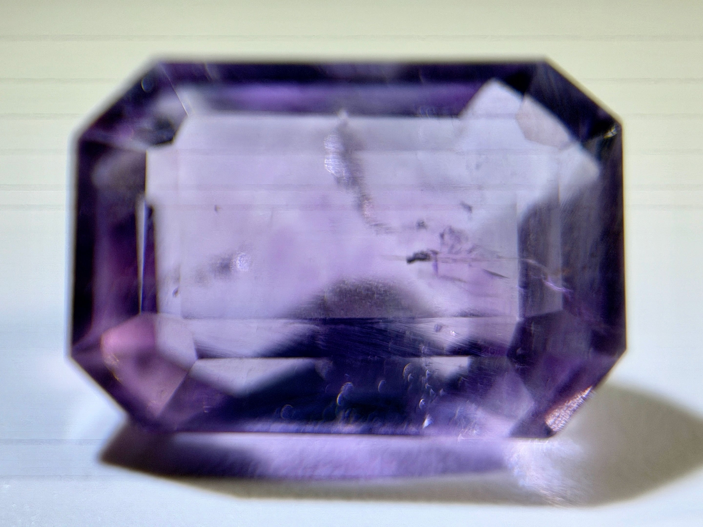 (21.0ct) Royal Vivid Purple Fluorite From Brazil- Precision Master Cut (WAV29)