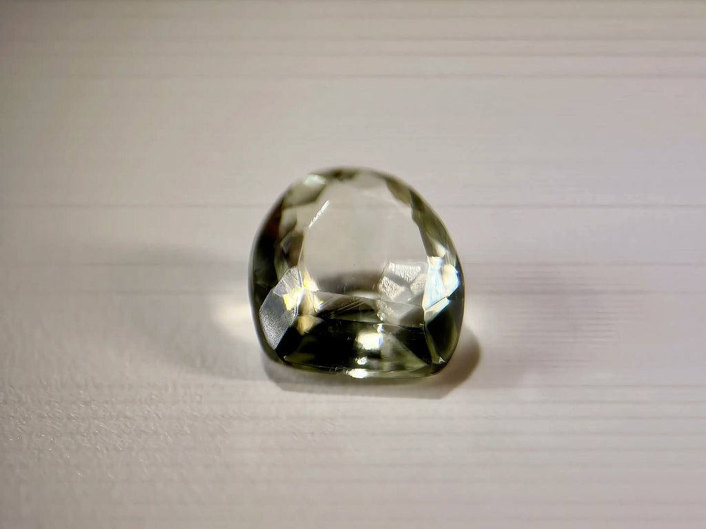 Natural Untreated Prasiolite (Green Amethyst) Faceted (4.55 Ct) (WAV11)