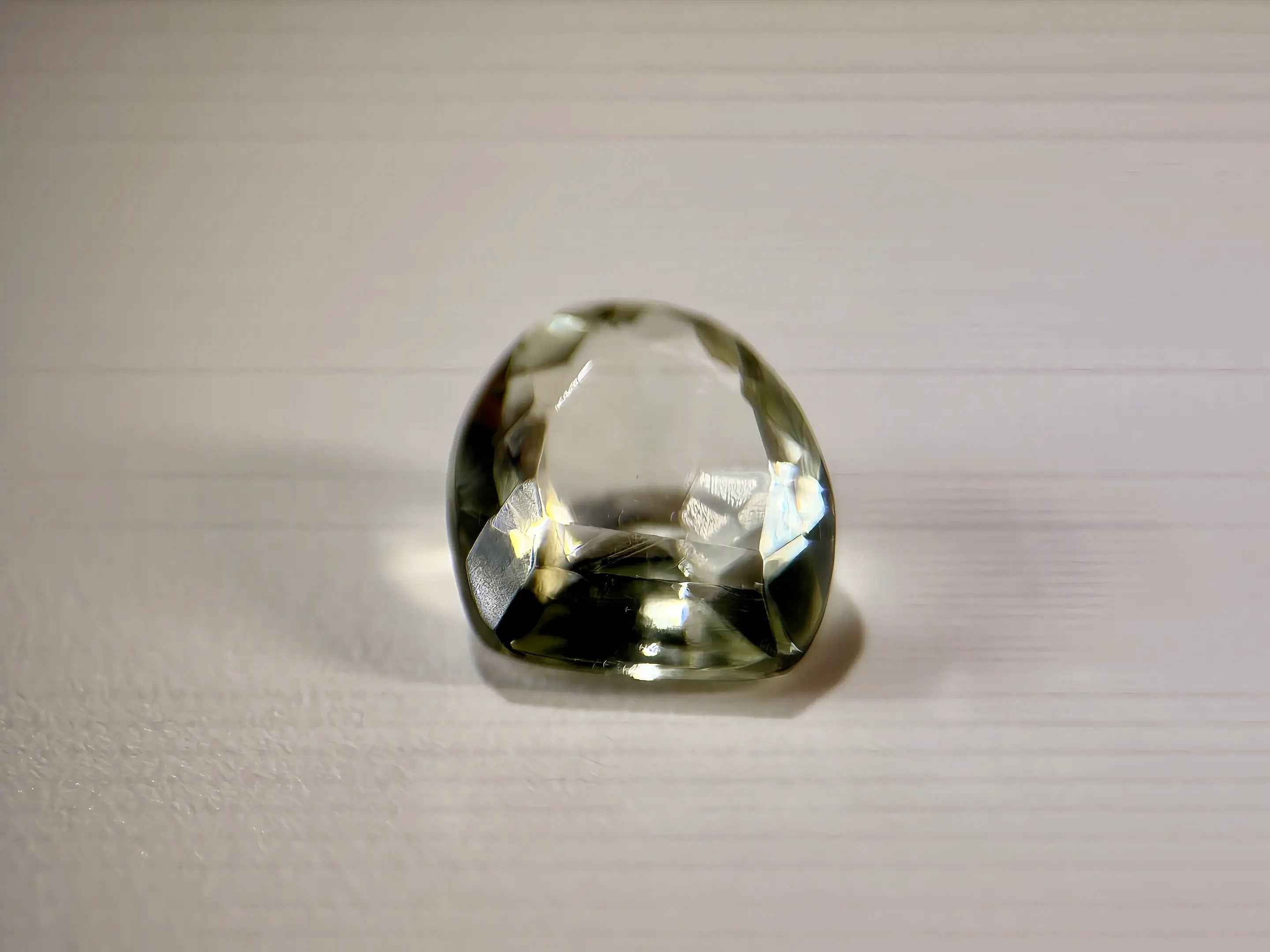 Natural Untreated Prasiolite (Green Amethyst) Faceted (4.55 Ct) (WAV11)