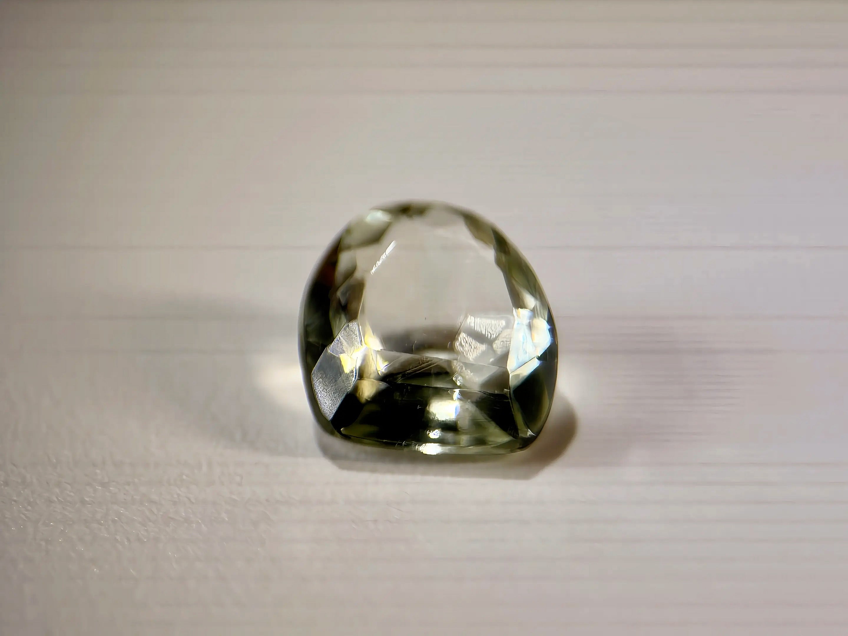 Natural Untreated Prasiolite (Green Amethyst) Faceted (4.55 Ct) (WAV11)