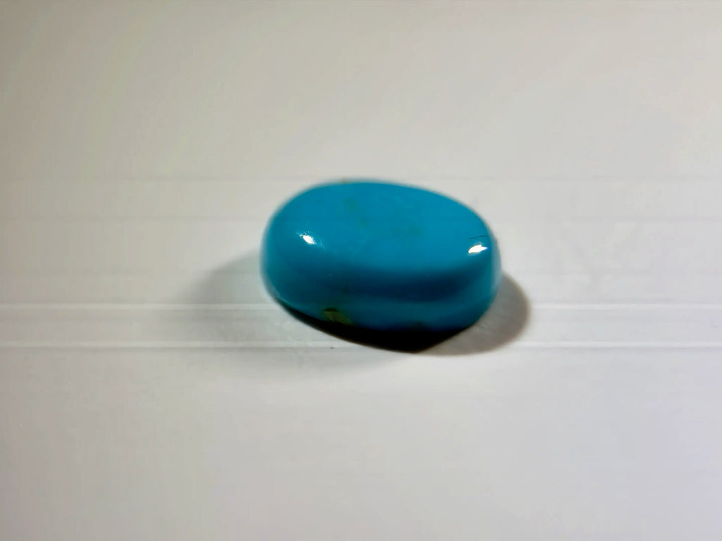 Natural Untreated Arizona Turquoise Gemstone Cabochon (1.85 Ct) (WAV4)