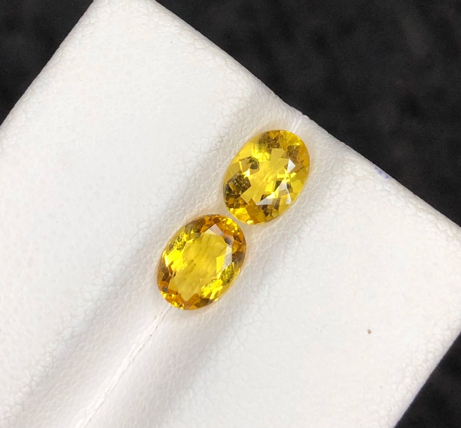 (1.47ct) Natural Golden Yellow Beryl - Rare Heliodor - High-End Pear Cut - Unheated Brazil (WAV46)