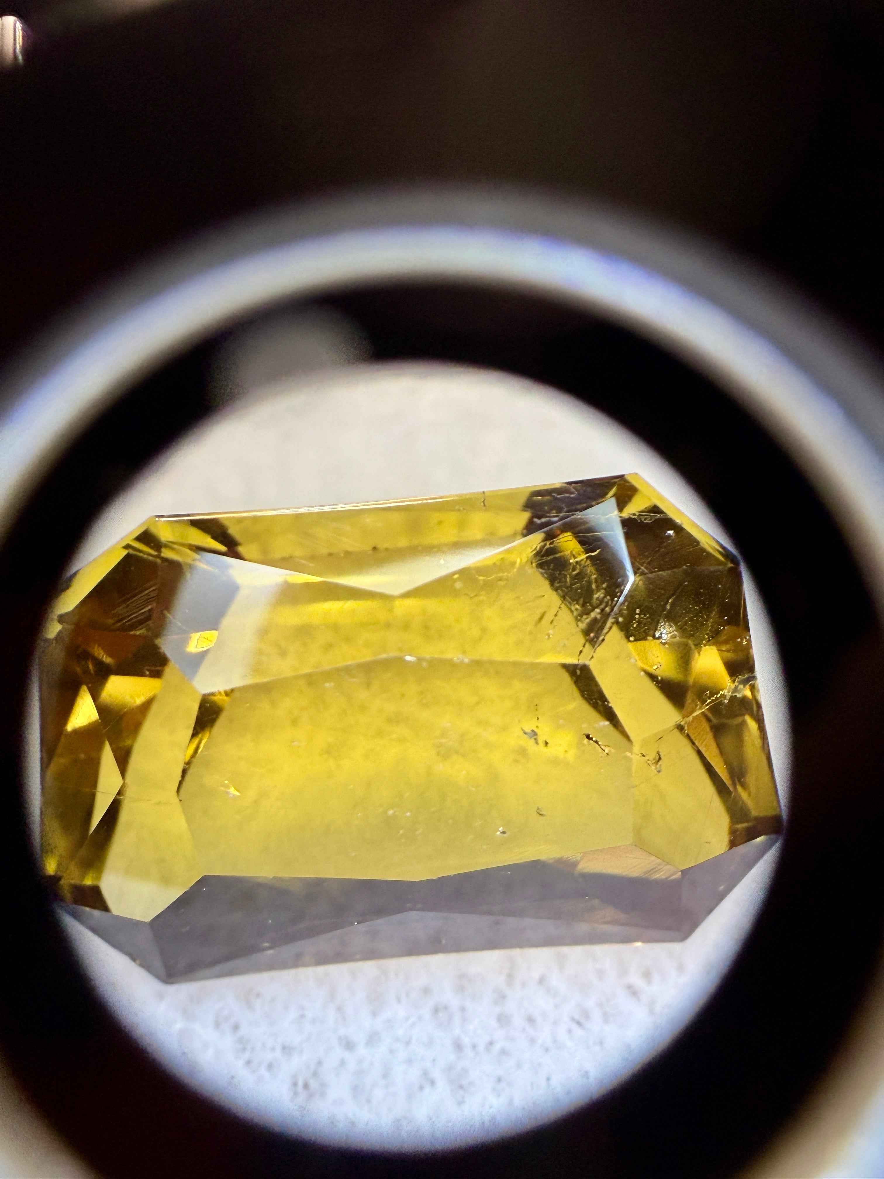 |Custom Precision Cut| Santa Ana Madeir: 16.49 Ct Citrine | State Of Minas Gerais Brazil (WAV24)