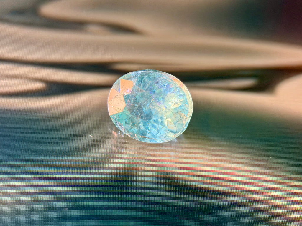 Natural Apatite Greenish Blue (1.84 CT) (WAV18)