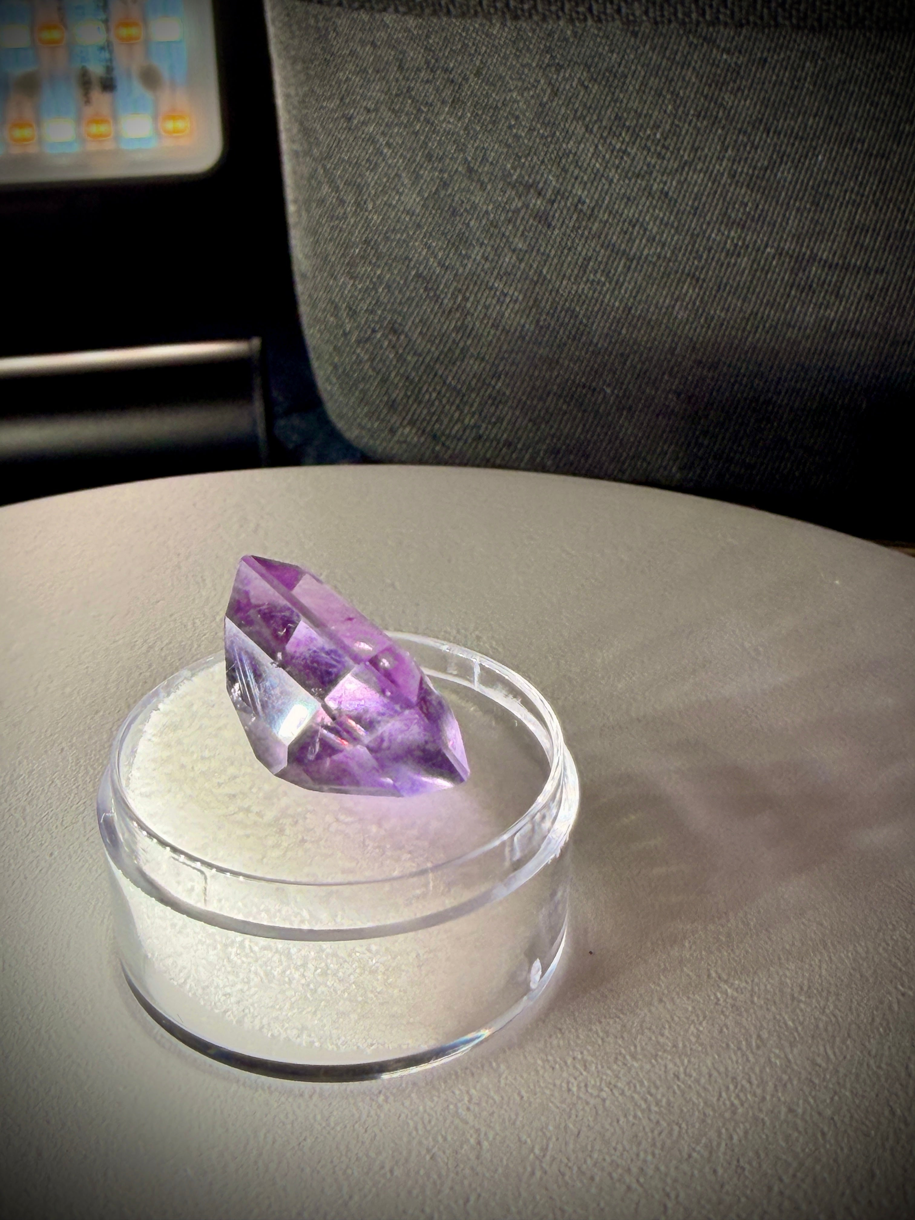 (21.0ct) Royal Vivid Purple Fluorite From Brazil- Precision Master Cut (No Windowing)