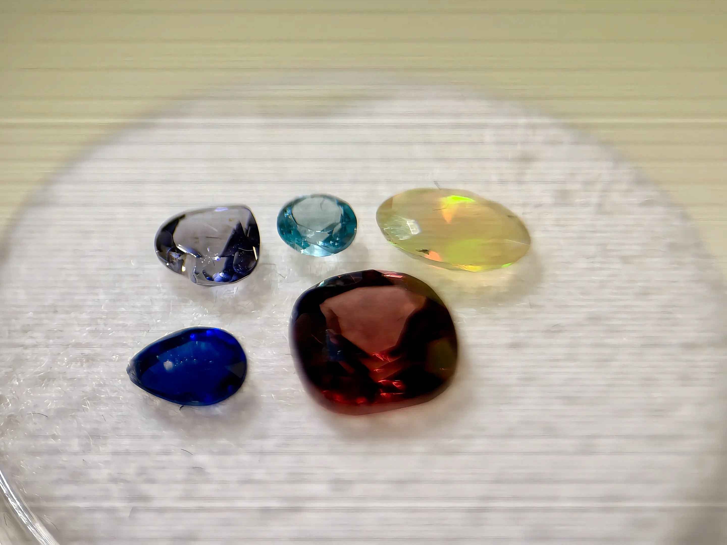 Natural Gemstone Parcel - (1.82ct) Garnet, Opal, Iolite, Kyanite, Apatite (Rare Earth Stones) (WAVS4))