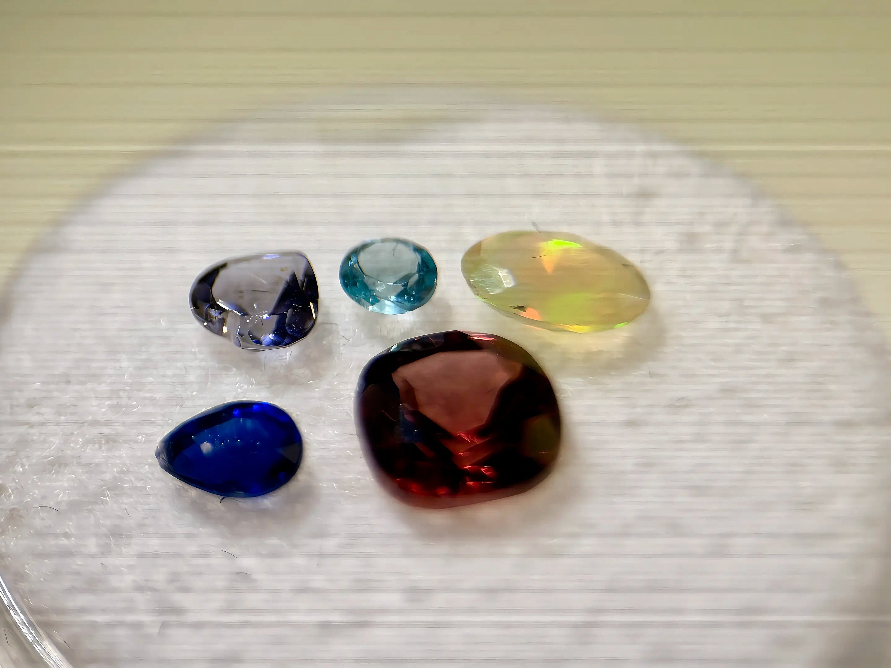 Natural Gemstone Parcel - (1.82ct) Garnet, Opal, Iolite, Kyanite, Apatite (Rare Earth Stones) (WAVS4))
