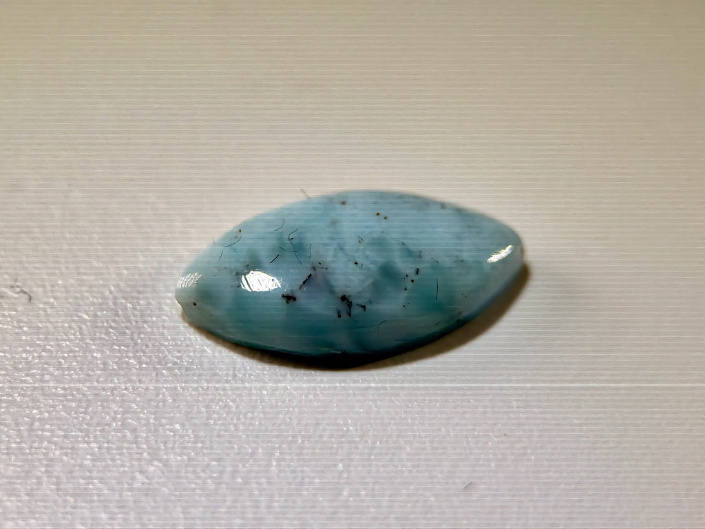 Natural Untreated Larimar Cabochon (3.65 Ct) (WAV3)