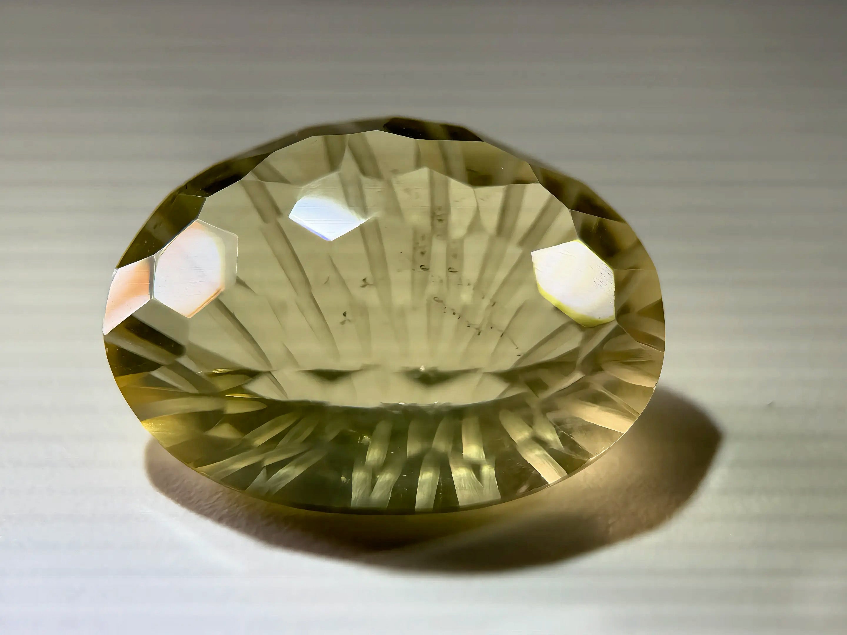 23.50ct Natural Lemon Quartz - Large Fancy Oval - VS Clarity - 27mm Collector’s Gem (WAV71)