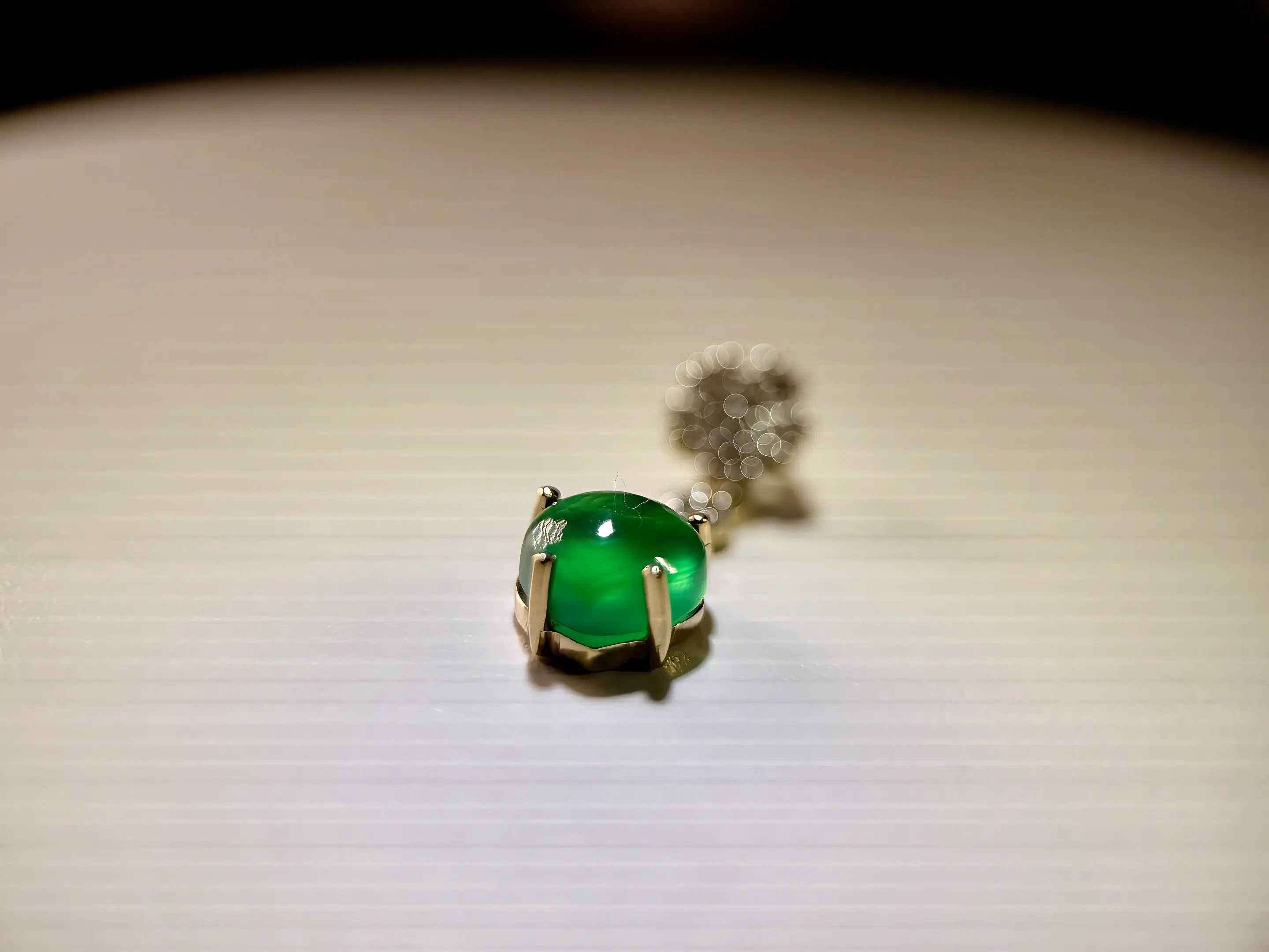Natural Neon Chrome Green Chalcedony Pendant Only (2.54g) (WAVJ5)