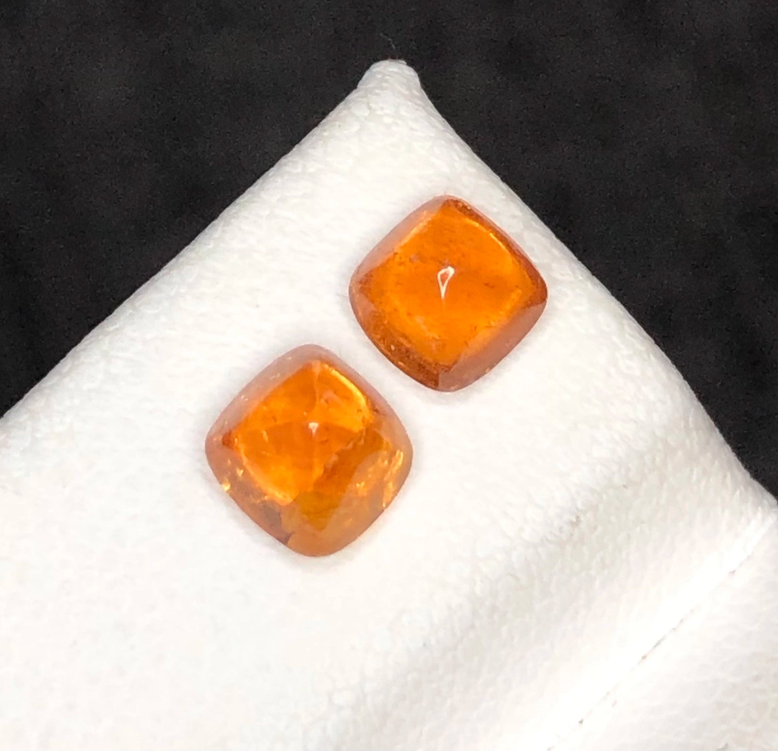 (1.57ct) Natural Spessartite Garnet - Rare "Fanta" Orange - Precision Oval Cut - Untreated (WAV44)