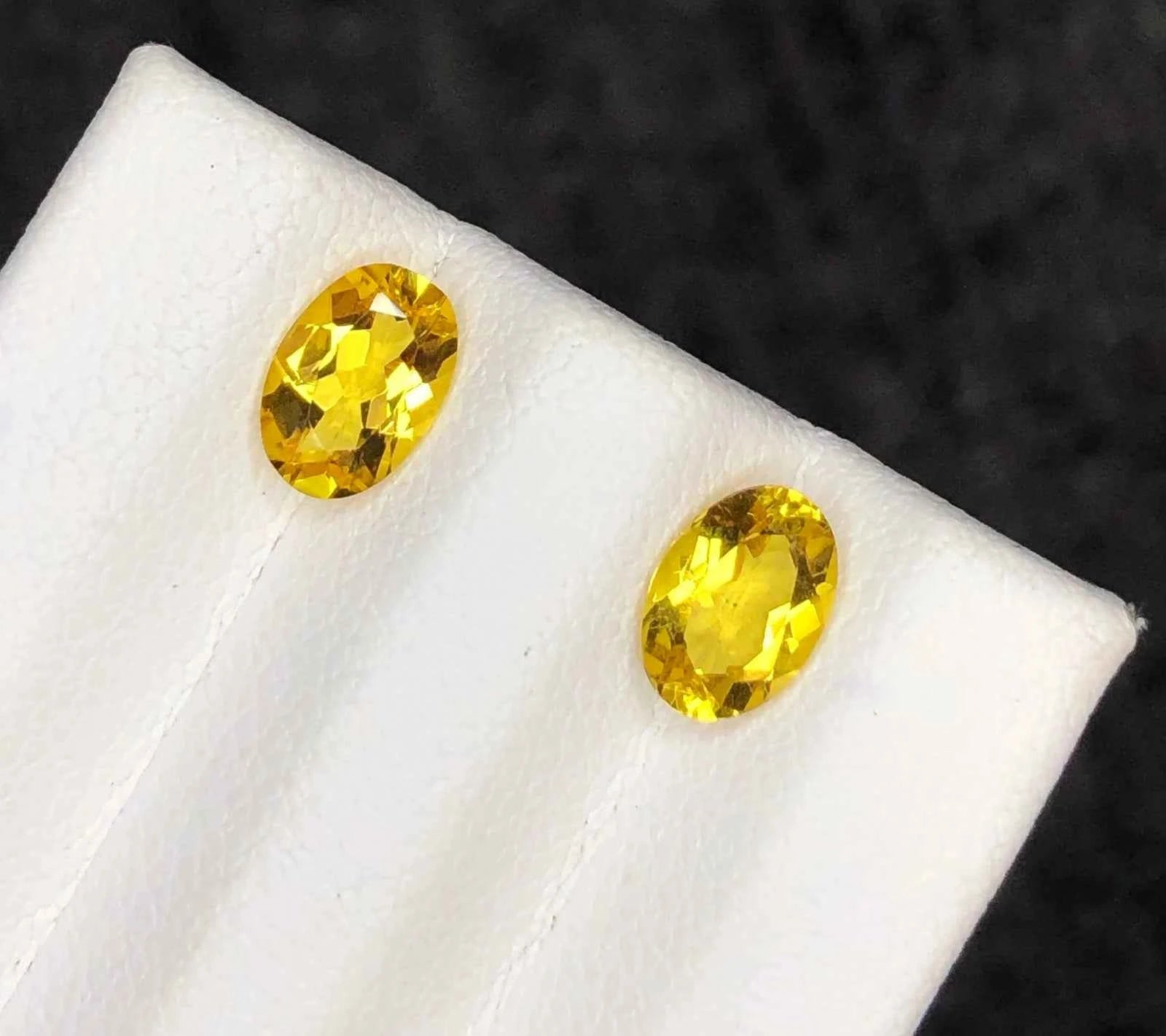 (1.30ct) Natural Golden Yellow Beryl - Rare Heliodor - Precision Oval Cut - VS Clarity Untreated (WAV40)