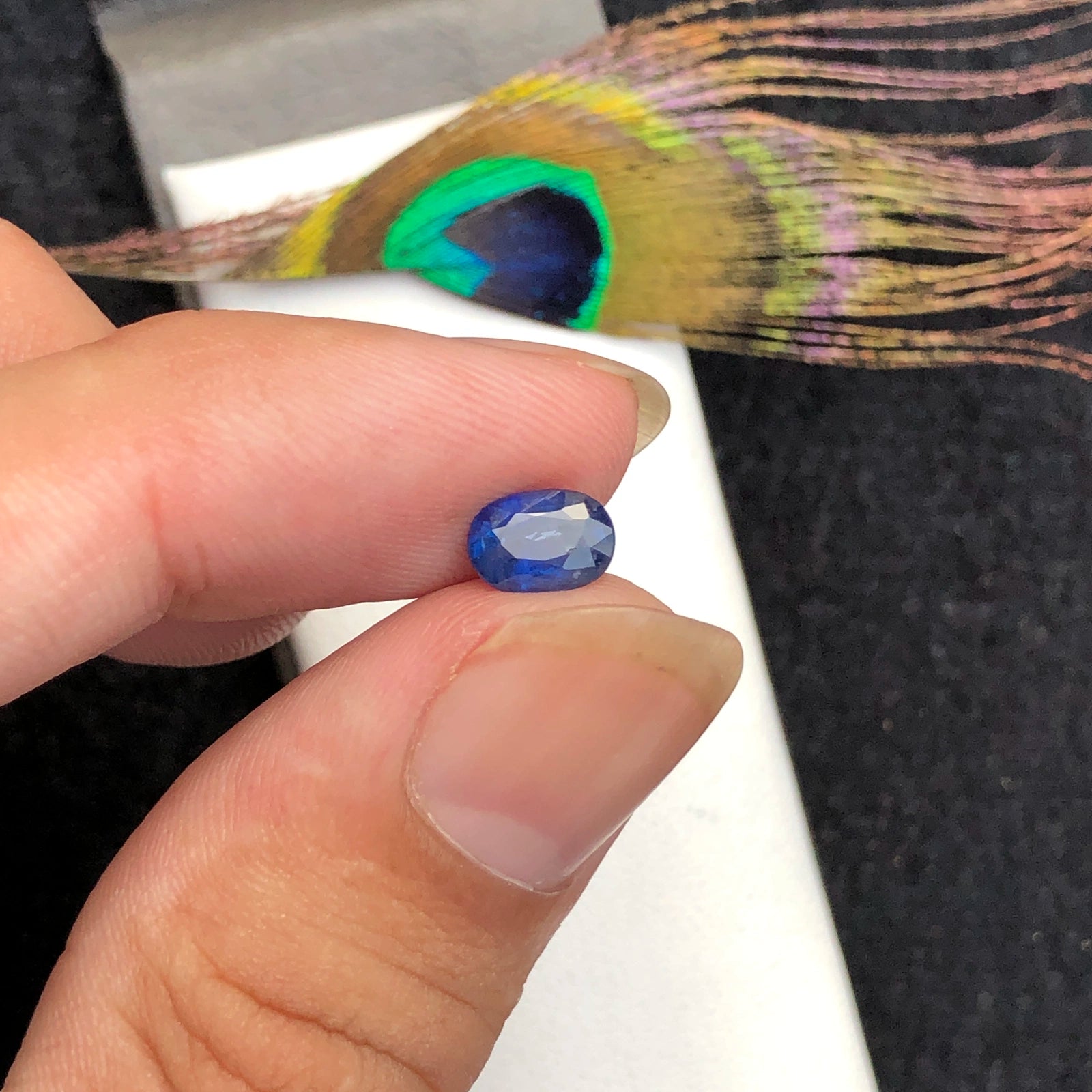 1.20ct Natürlicher Blauer Saphir - Lebhaftes Königsblau - Präzisionsschliff (WAV66)