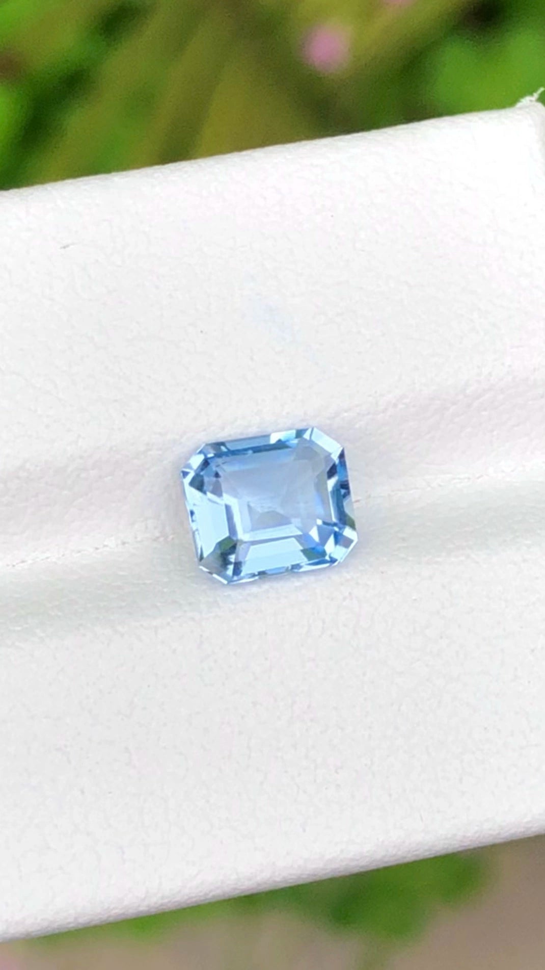 Santa Maria Color Aquamarine
(1.31Ct) Born In Minas Garis Brazil (WAV27)