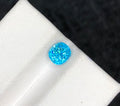 1.66ct Natural Blue Zircon - Top Electric Blue - Exceptional Adamantine Luster - VS Clarity (WAV88)