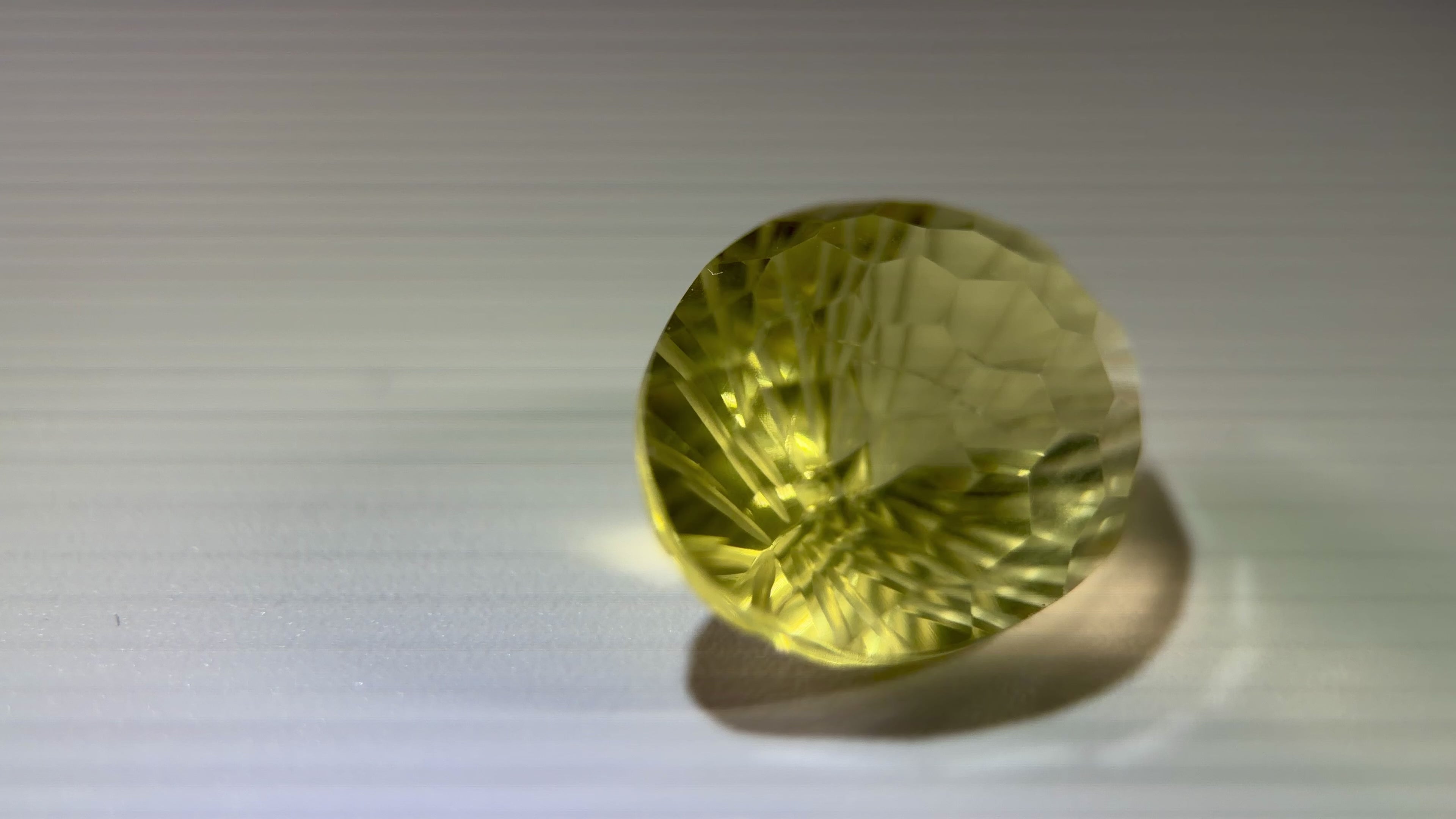 23.50ct Natural Lemon Quartz - Large Fancy Oval - VS Clarity - 27mm Collector’s Gem (WAV71)