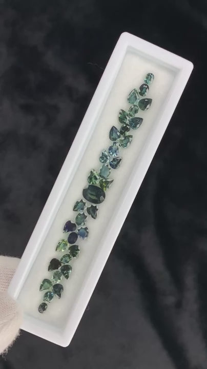 Natural Montana Teal Sapphire (11.18 cts) (WAVS1)