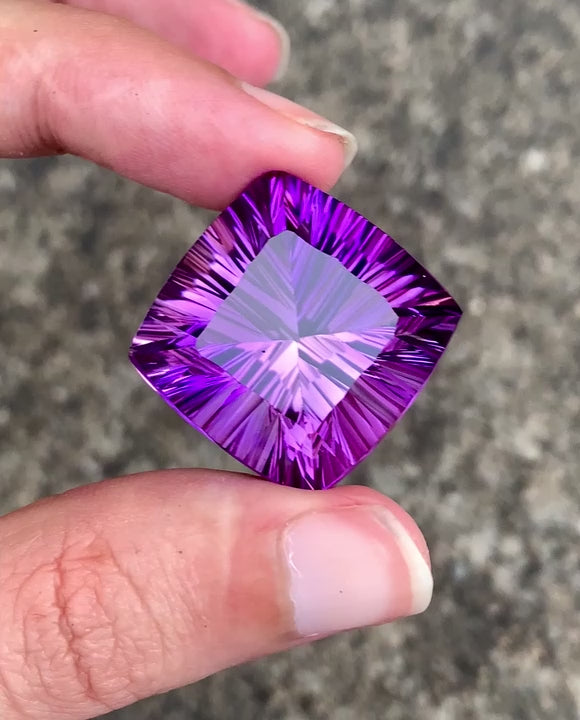 Fancy Cut Purple Color Amethyst From Brazil (47.90 ct) (WAV17)