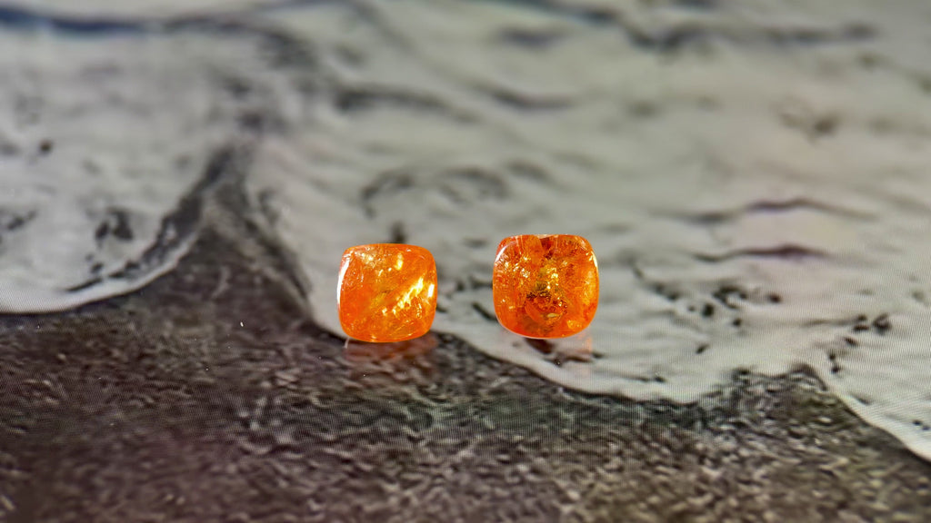 (3.94ct) Natural Spessartite Garnet - Majestic Mandarin Orange - Large 10x8mm Oval - Untreated (WAV51)