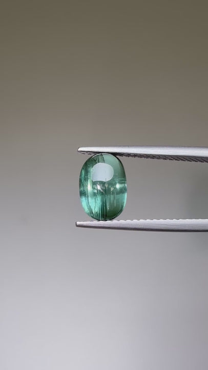 (2.12 CT) Natural Green Tourmaline Cabochon (WAV20)