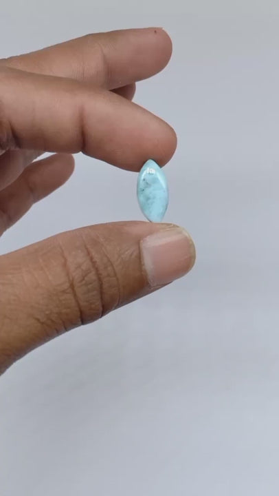Natural Untreated Larimar Cabochon (3.65 Ct) (WAV3)