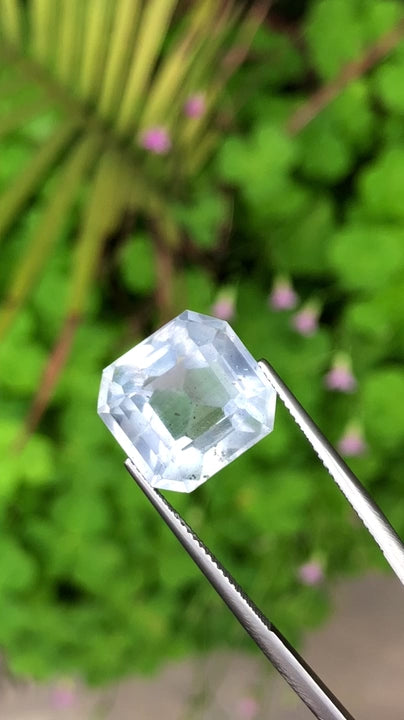 (18.76ct) Brazilian Ice-Blue Fluorite - Rare Aquamarine Hue| Vivid Water-Blue | Arctic Blue |&nbsp;