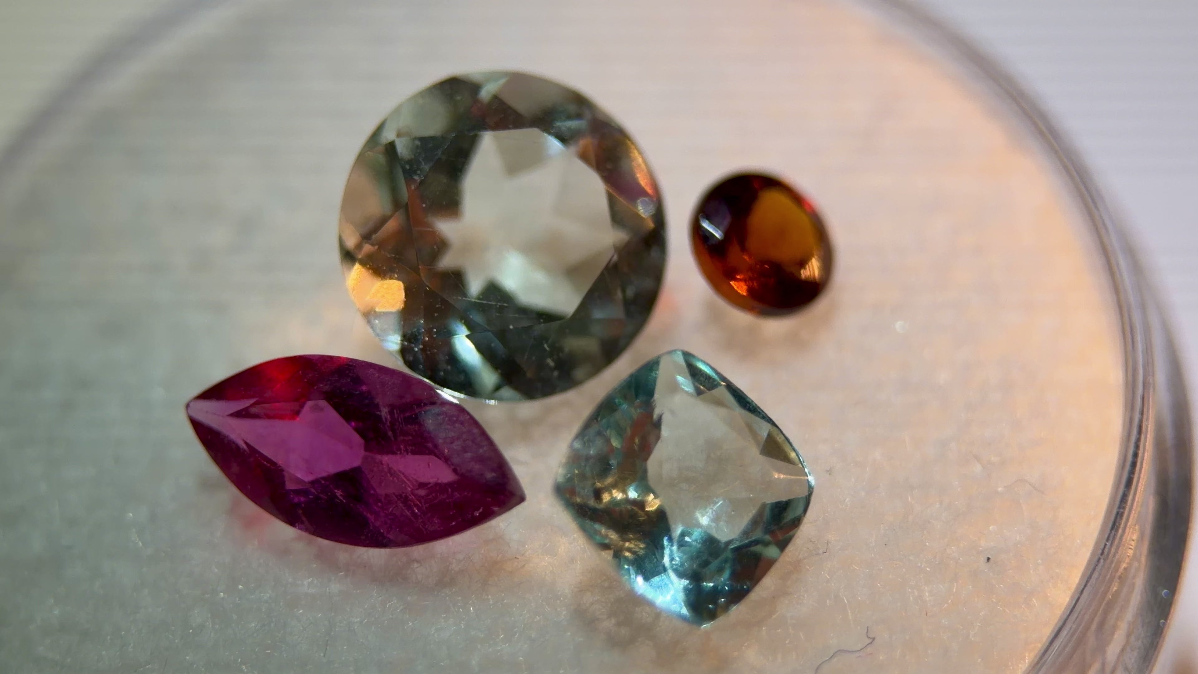 (2.66ctw) Exotic Multi-Gemstone Collector’s Parcel – Tourmaline, Apatite, Hessonite & Prasiolite (WAVS9)