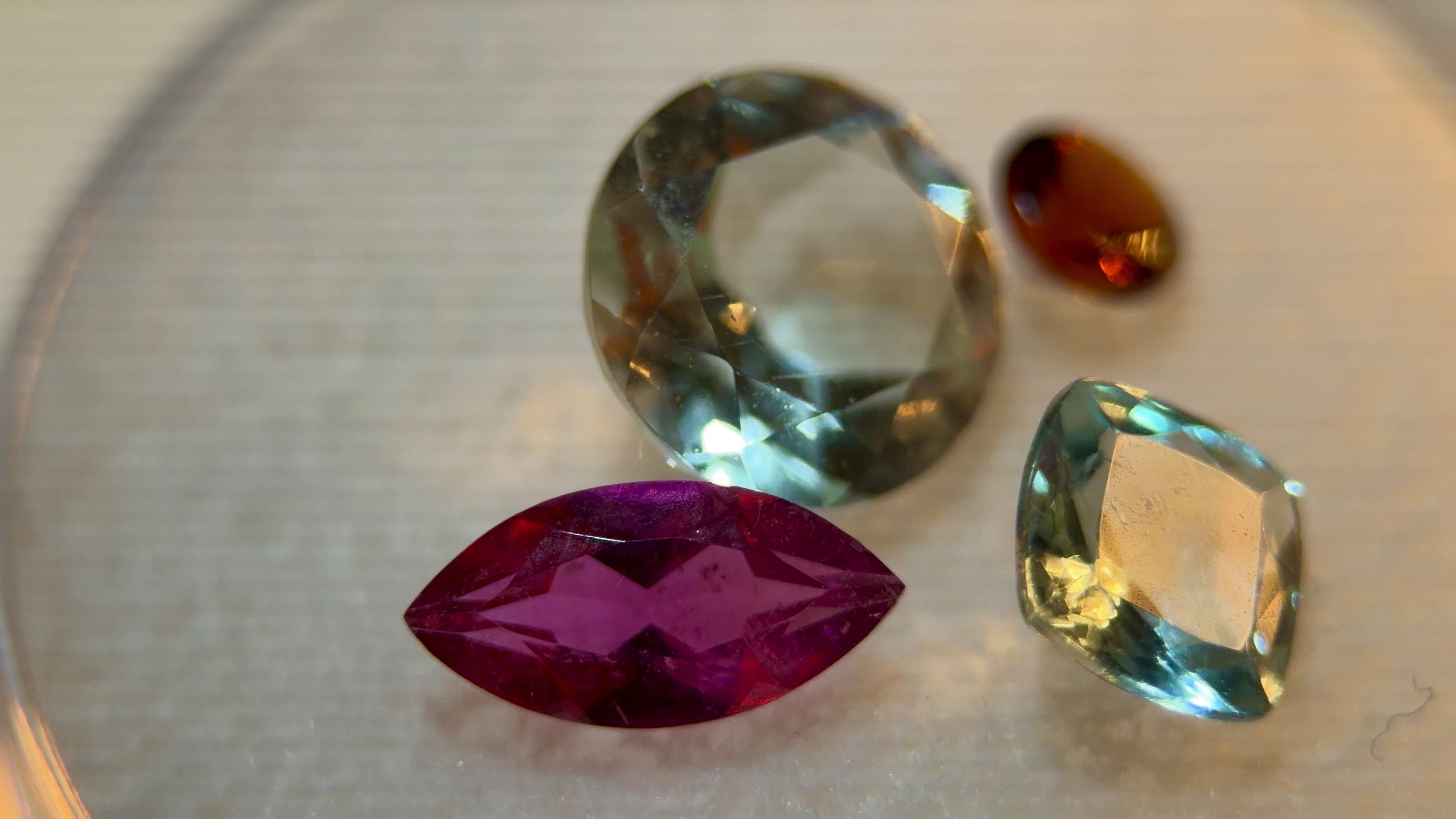 (2.66ctw) Exotic Multi-Gemstone Collector’s Parcel – Tourmaline, Apatite, Hessonite & Prasiolite (WAVS9)
