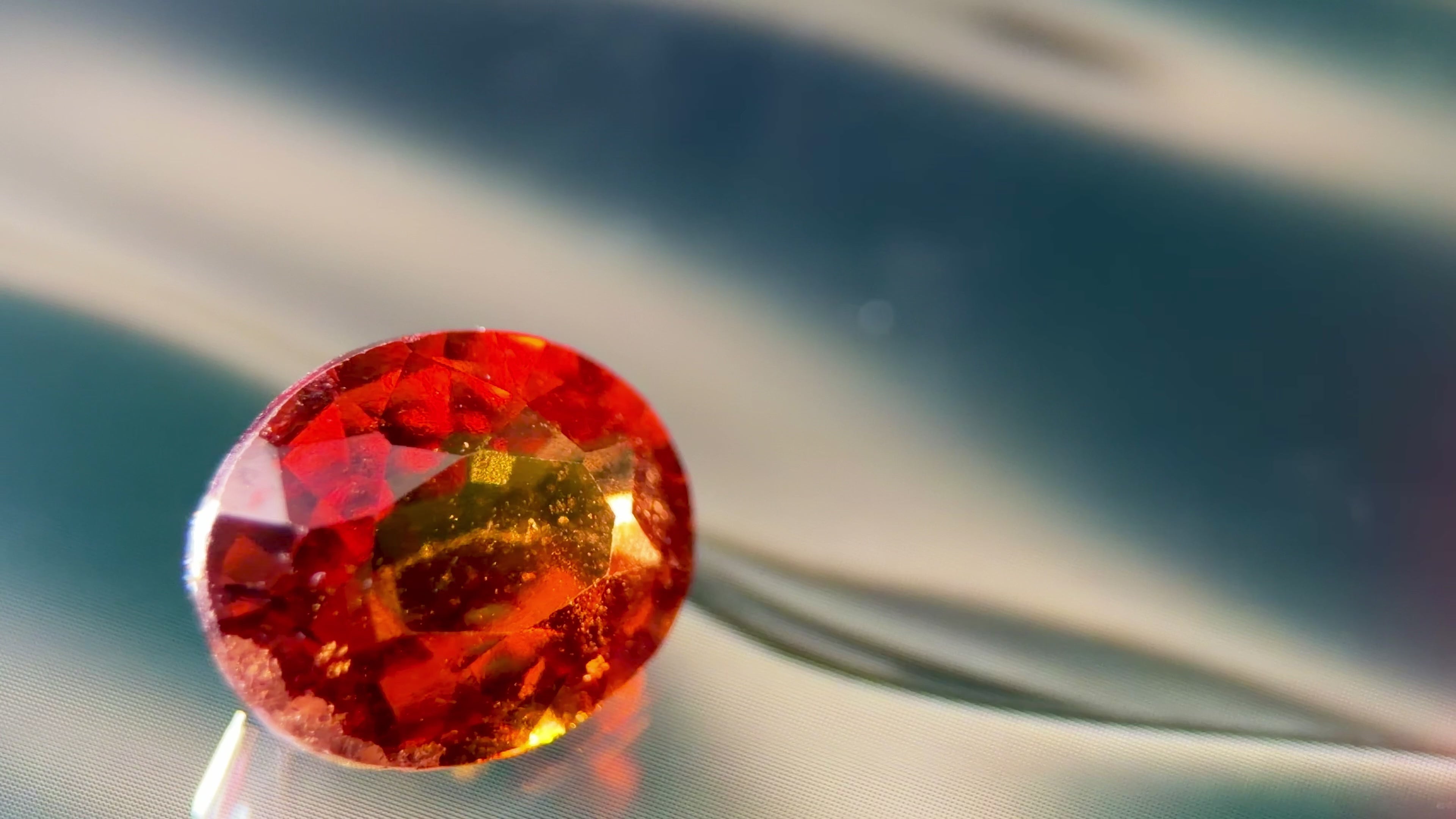 (3.11ct) Natural Orange Garnet - "Cinnamon Beauty" - Untreated Earth (WAV33)