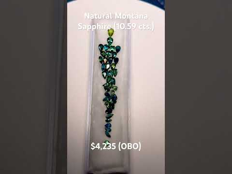 Natural Montana Teal Sapphire Parcel ( 10.59 cts ) (WAVS2)
