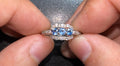 Natural Vivid Royal Blue Sapphire Ring (1.95g) (Size 7) (WAVJ6)